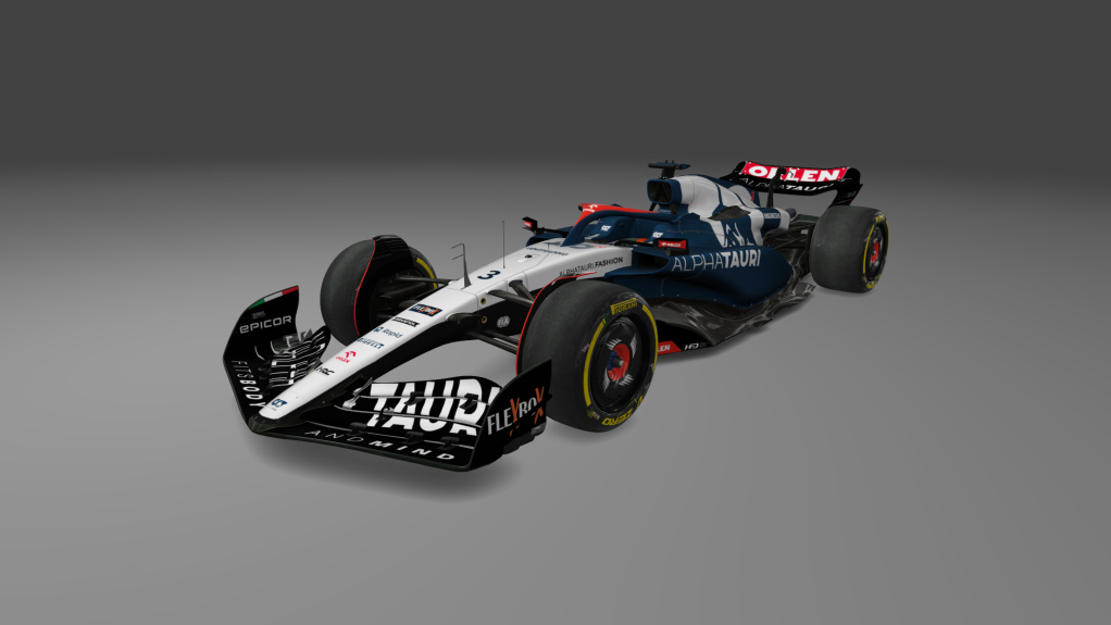 VRC Formula Alpha 2023 (CSP), skin AT04_3_Ricciardo