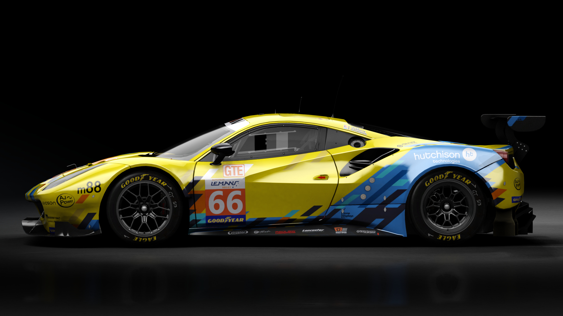 2018 Ferrari 488 GTE Evo [Michelotto], skin 2020 #66 JMW Motorsport ELMS