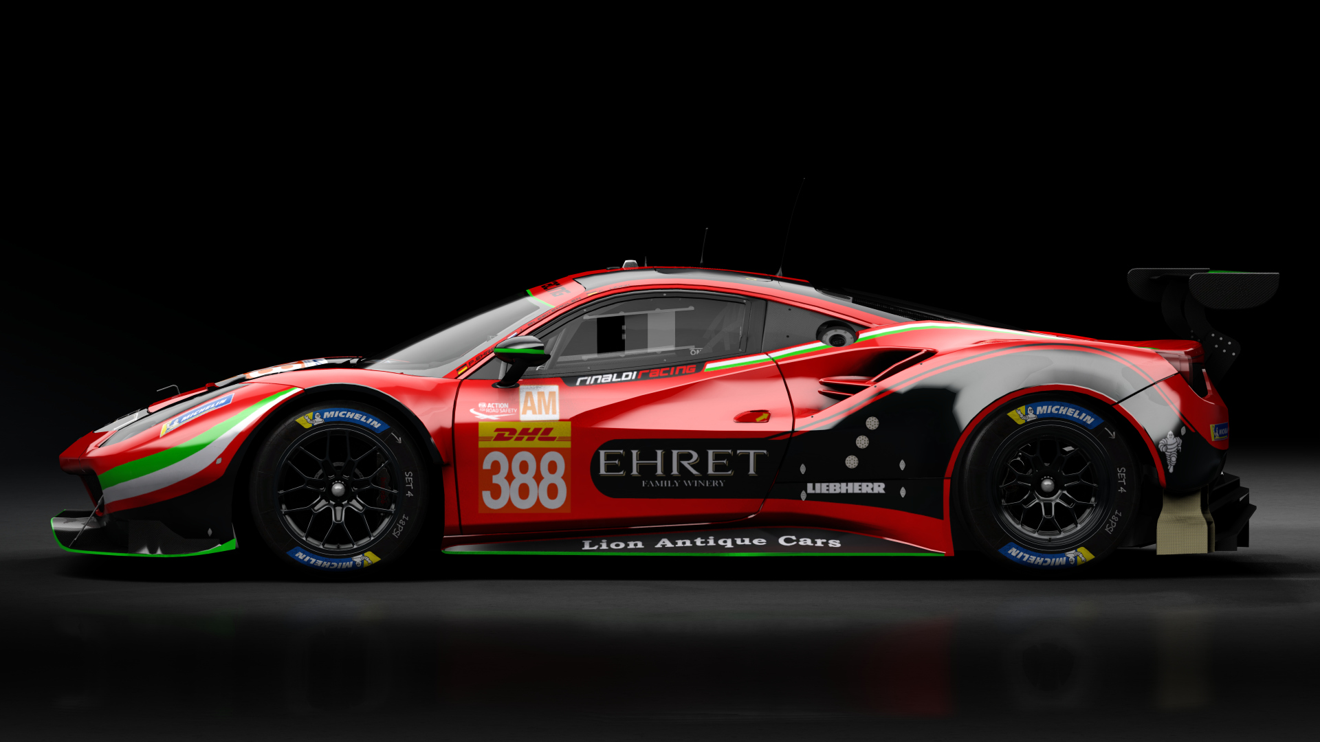 2018 Ferrari 488 GTE Evo [Michelotto], skin 2021 #388 Rinaldi Racing WEC