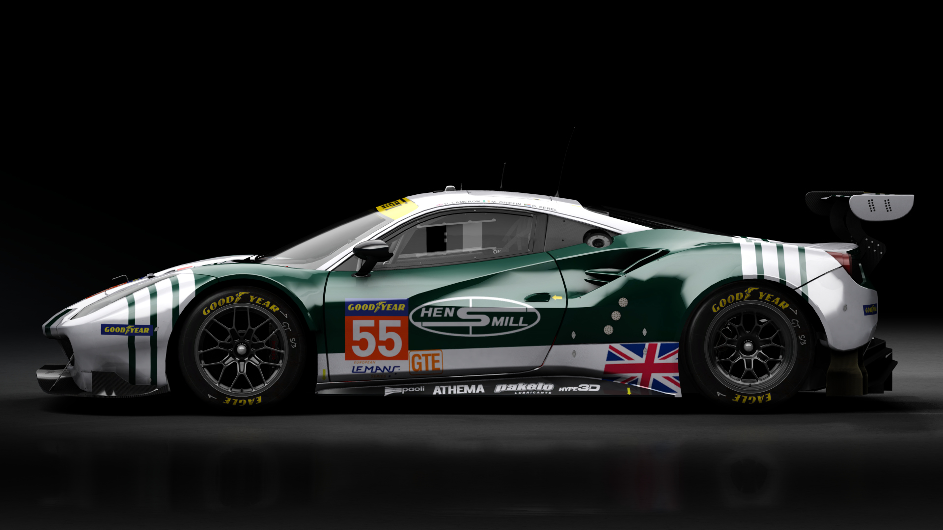 2018 Ferrari 488 GTE Evo [Michelotto], skin 2021 #55 Spirit of Race ELMS