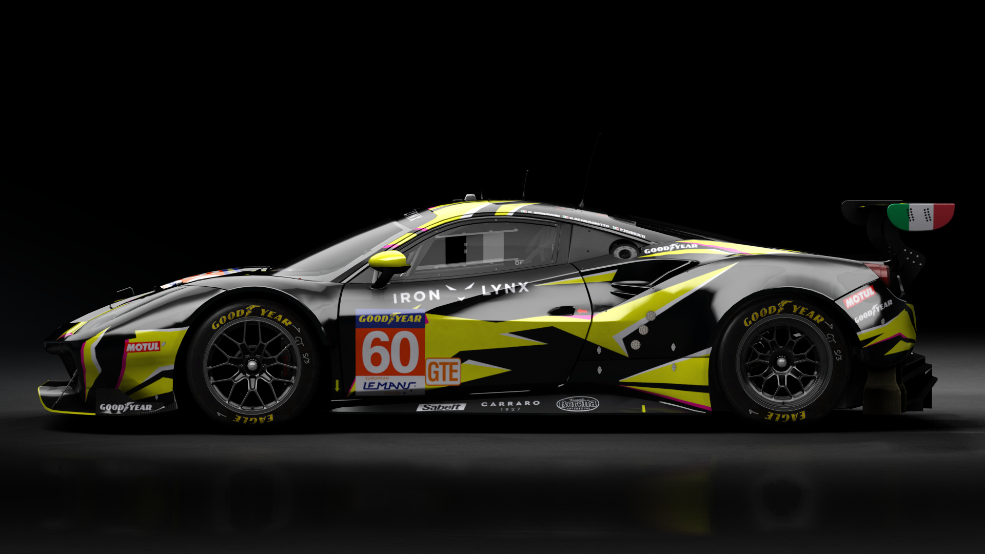 2018 Ferrari 488 GTE Evo [Michelotto], skin 2021 #60 Iron Lynx ELMS