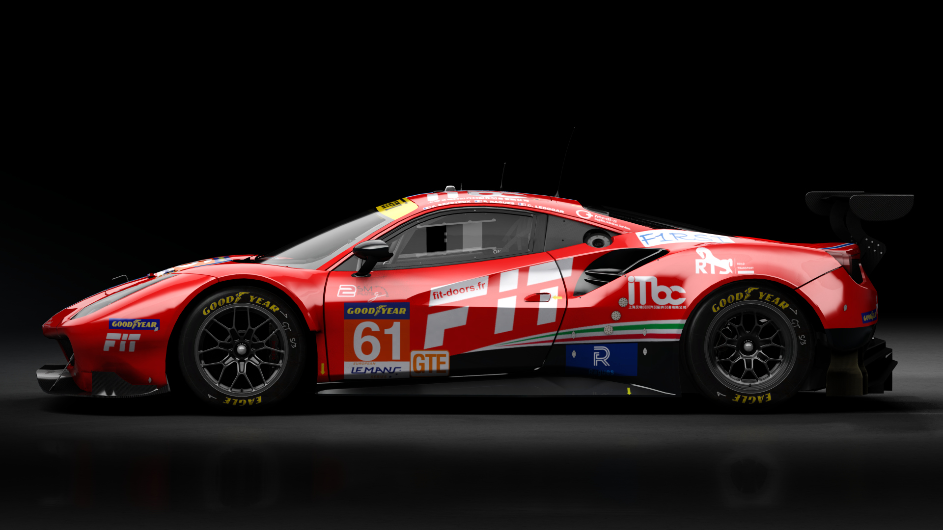 2018 Ferrari 488 GTE Evo [Michelotto], skin 2021 #61 AF Corse ELMS