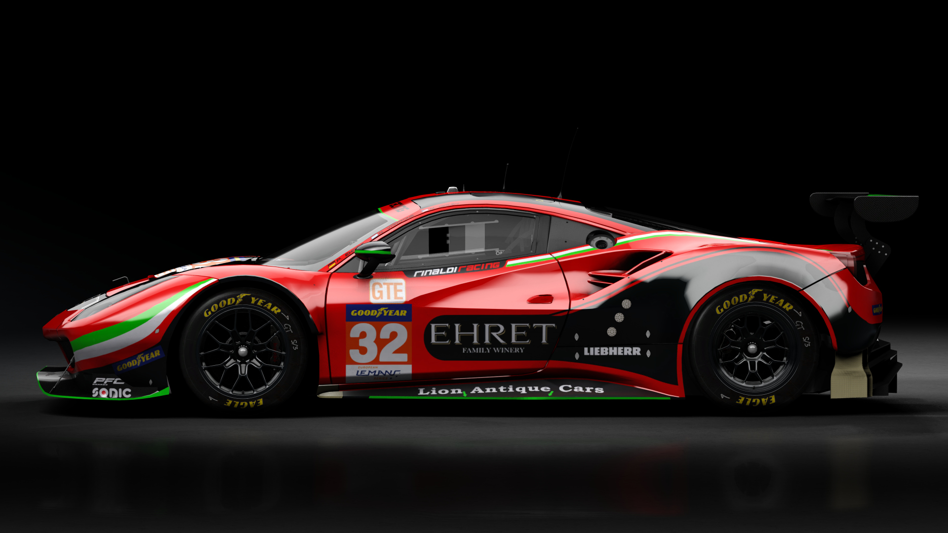 2018 Ferrari 488 GTE Evo [Michelotto], skin 2022 #32 Rinaldi Racing ELMS
