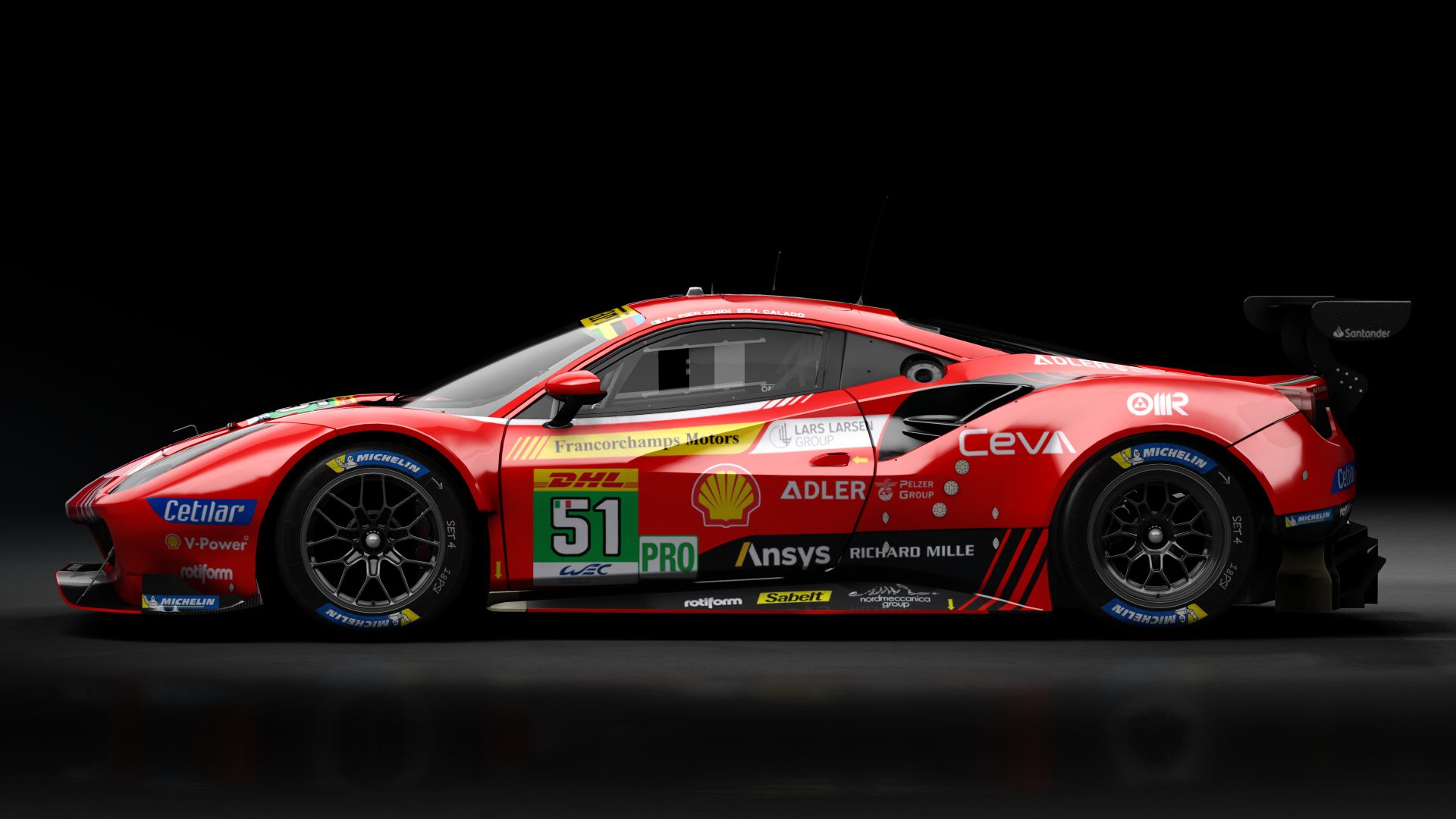 2018 Ferrari 488 GTE Evo [Michelotto], skin 2022 #51 AF Corse WEC