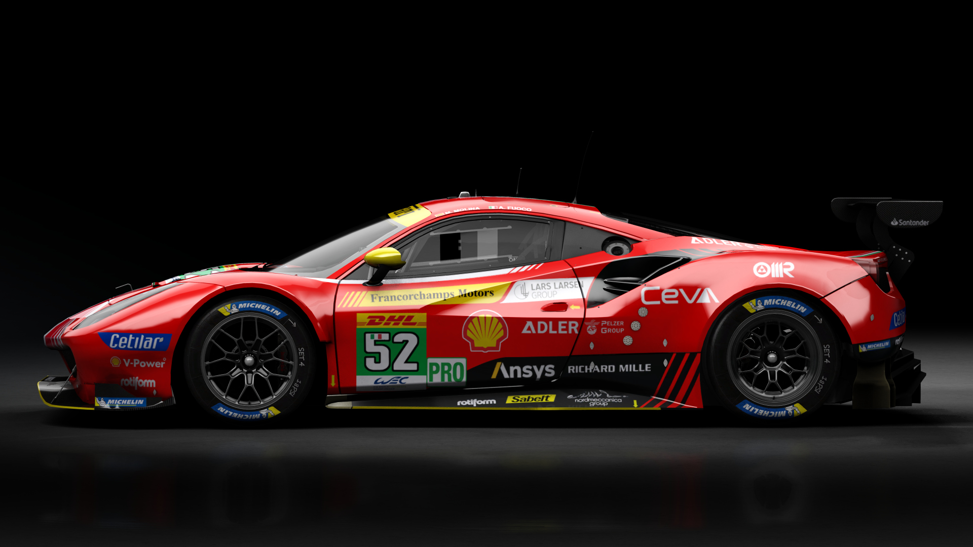 2018 Ferrari 488 GTE Evo [Michelotto], skin 2022 #52 AF Corse WEC