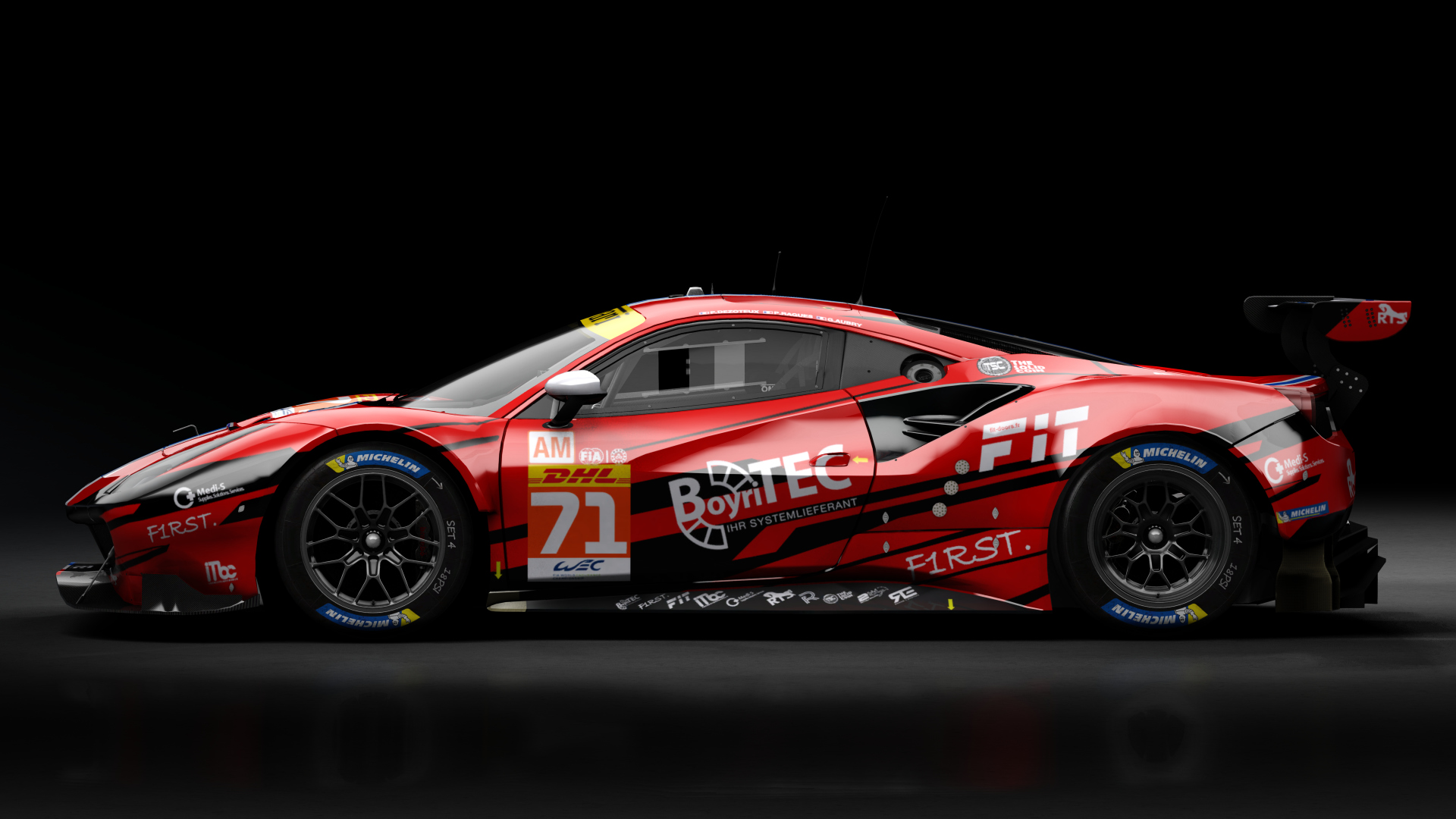 2018 Ferrari 488 GTE Evo [Michelotto], skin 2022 #71 Spirit of Race WEC