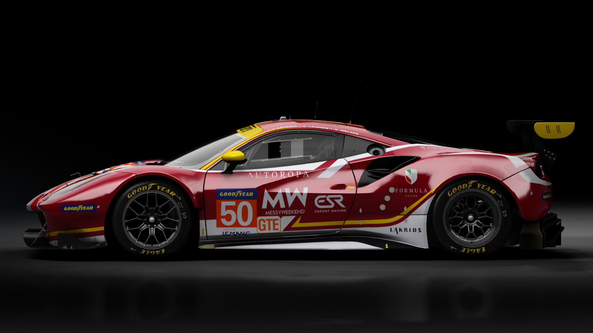2018 Ferrari 488 GTE Evo [Michelotto], skin 2023 #50 Formula Racing ELMS