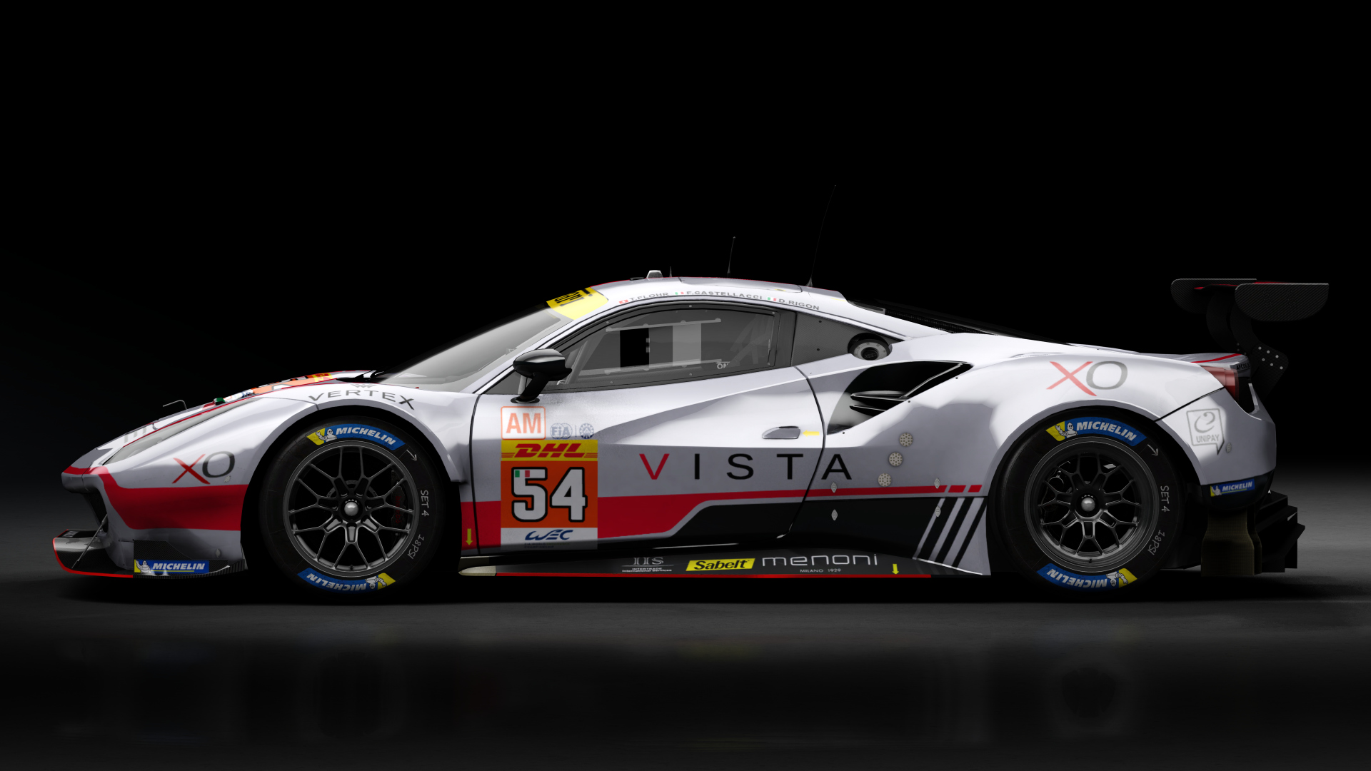 2018 Ferrari 488 GTE Evo [Michelotto], skin 2023 #54 AF Corse WEC Rd6 Fuji