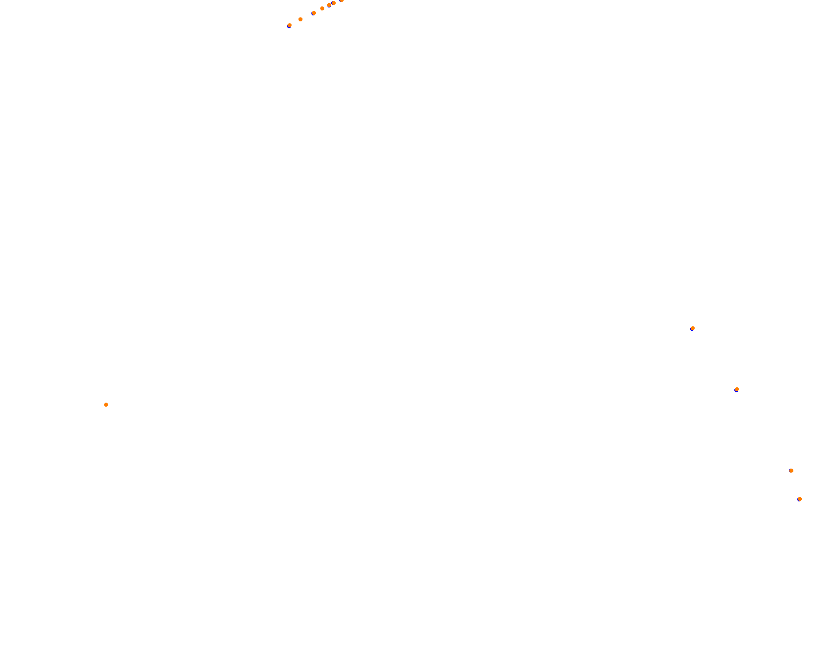 Pocono Raceway collisions