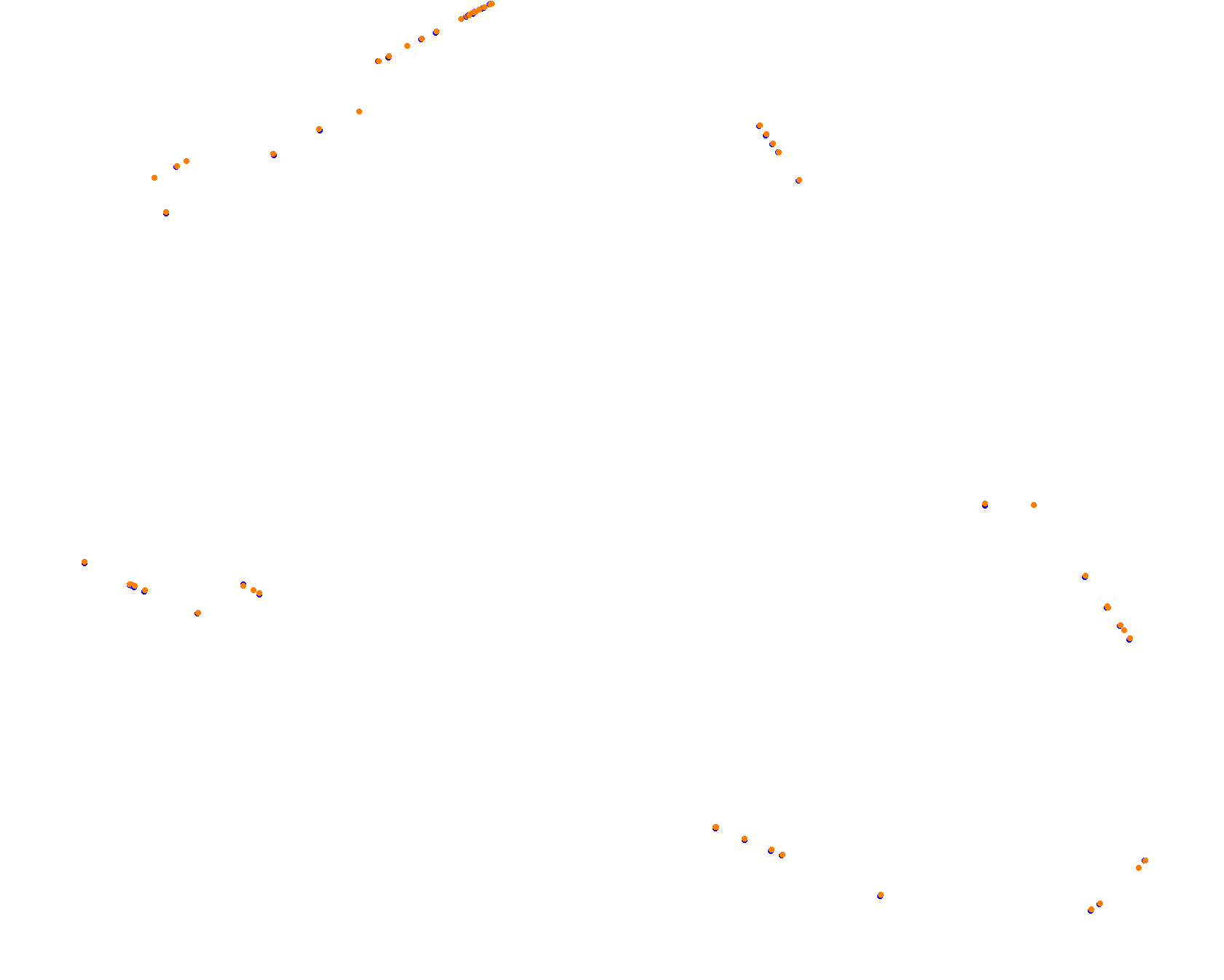 Pocono Raceway collisions