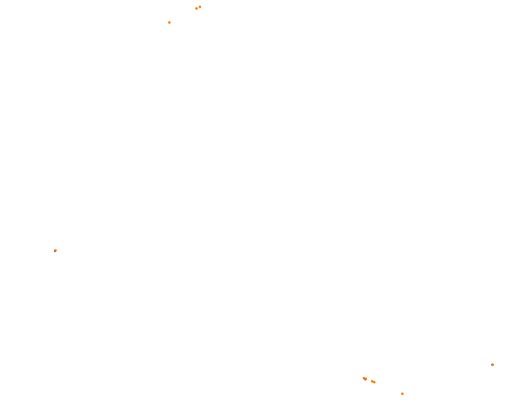 Pocono Raceway collisions