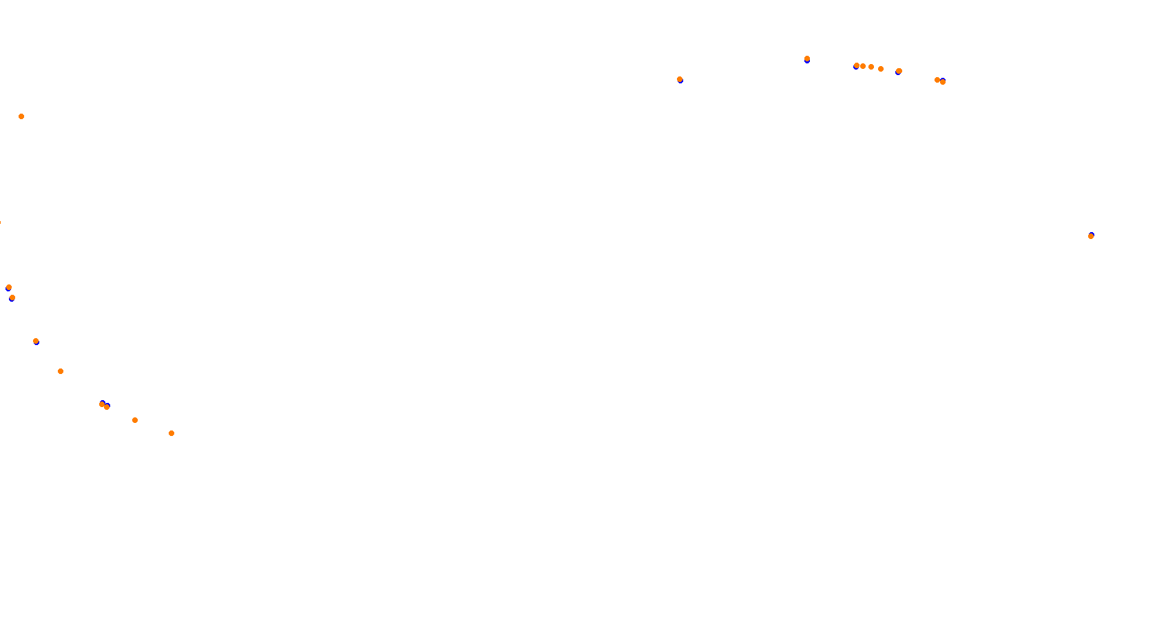 Darlington Raceway collisions