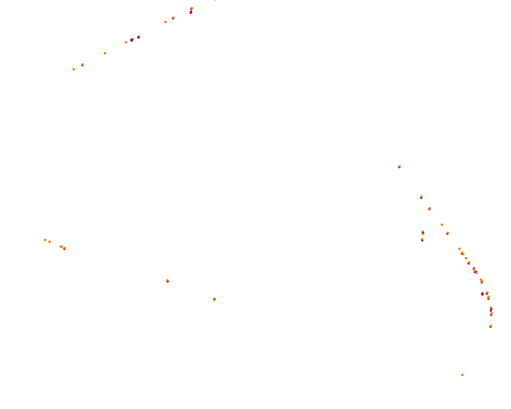 Pocono Raceway collisions