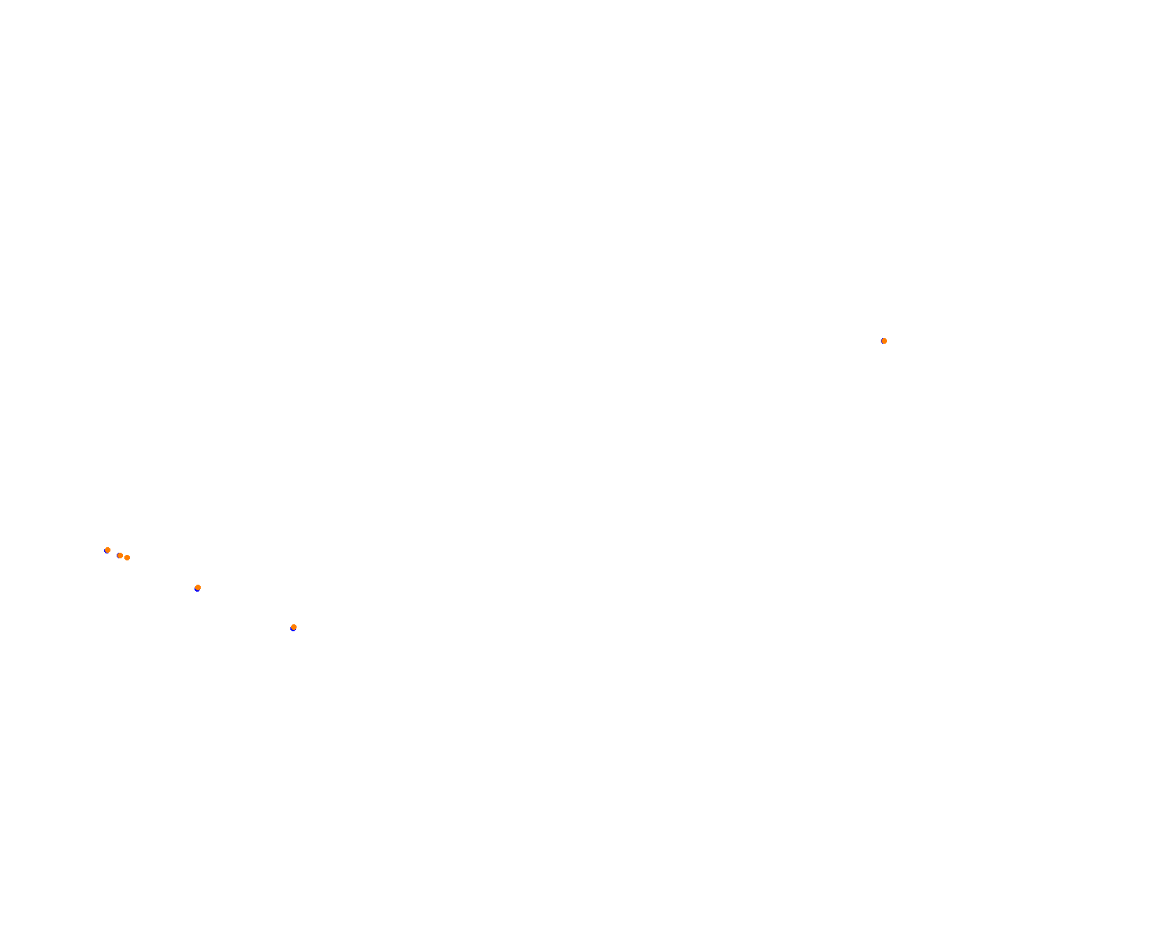 Pocono Raceway collisions