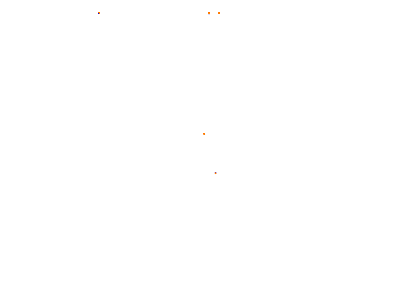 Tsukuba Circuit collisions